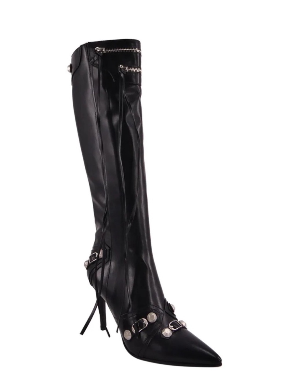 Inspired Moto Pointed Toe Boot